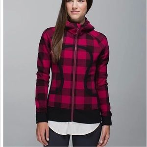 lululemon Full Zip Scuba Hoodie Buffalo Plaid Camp Check